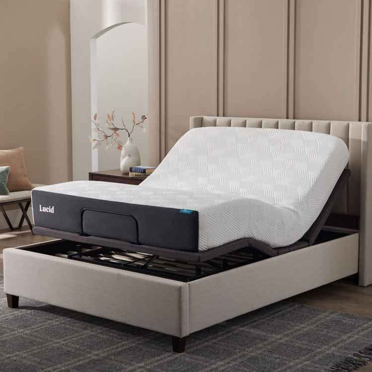 Lucid L600 Adjustable Bed Base Frame - Queen Size - Zero Gravity - Bluetooth - Image 2