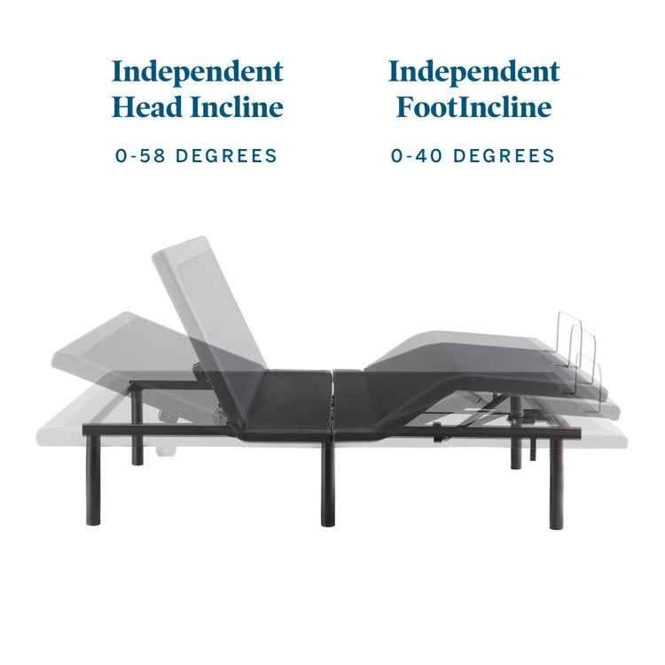 Lucid L600 Adjustable Bed Base Frame - Queen Size - Zero Gravity - Bluetooth - Image 5