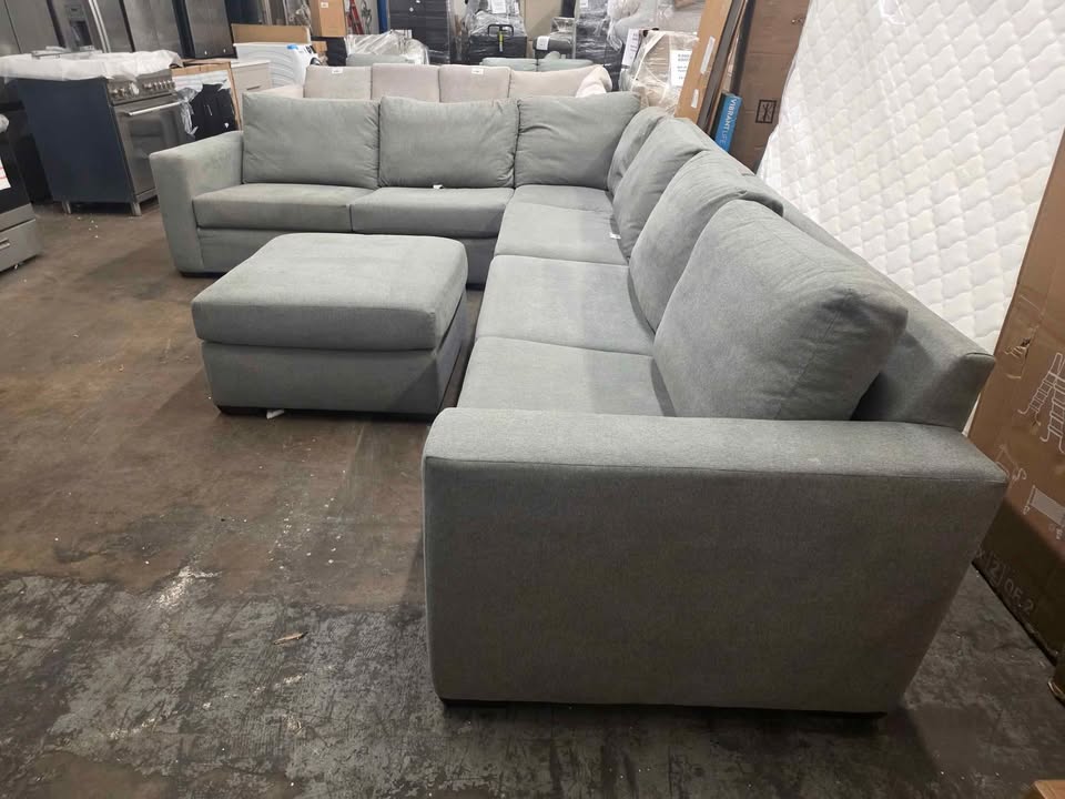 Flexsteel Collins 5-piece Fabric Modular Sectional - Image 8
