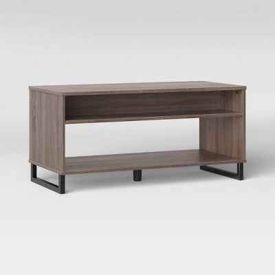 Mixed Material Coffee Table Gray - Room Essentials