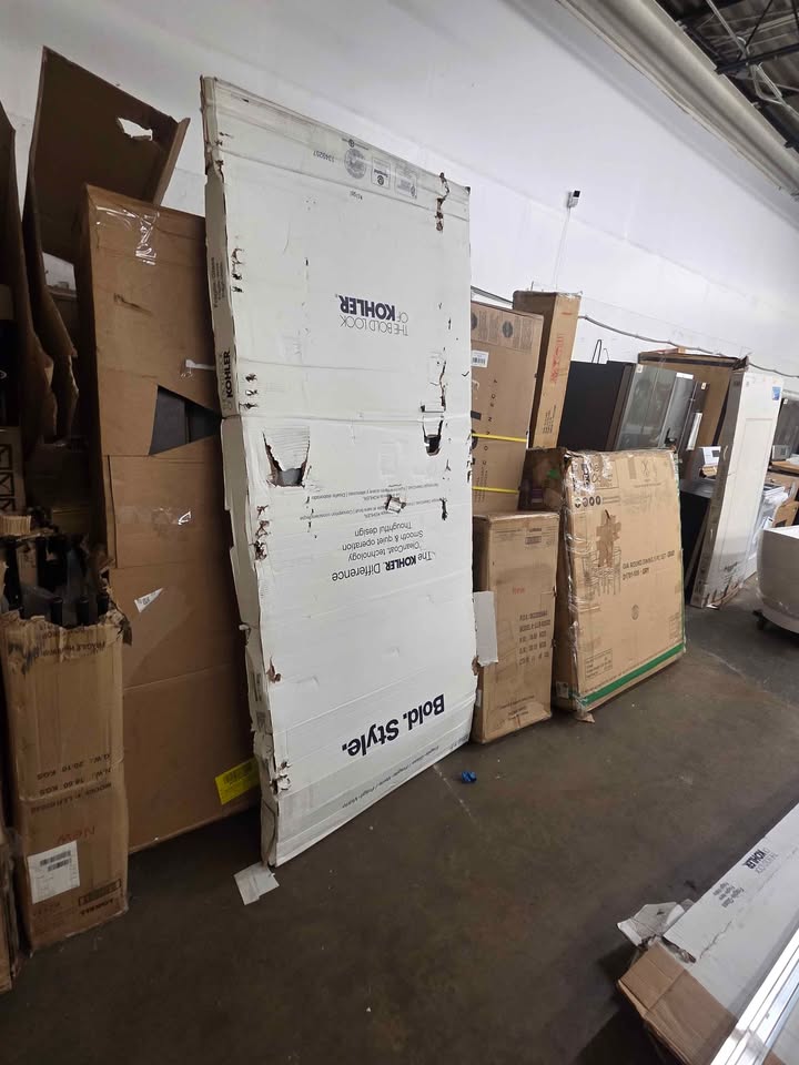 Tellin Frameless sliding shower door, with 60" Crystal Clear glass ( Bright Polished Silver ) - Image 8