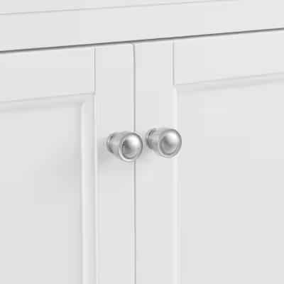 Roveland 48-in White Undermount Single Sink Bathroom Vanity with Natural Carrara Natural Marble Top - Image 4