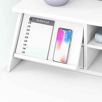 Bush Furniture Broadview Desktop Organizer, Pure White (BDH154WH-03) - Image 3