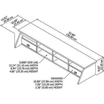 Bush Furniture Broadview Desktop Organizer, Pure White (BDH154WH-03) - Image 4