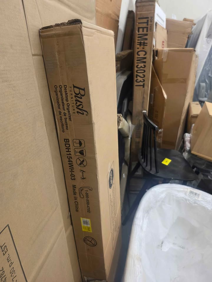 Bush Furniture Broadview Desktop Organizer, Pure White (BDH154WH-03) - Image 8