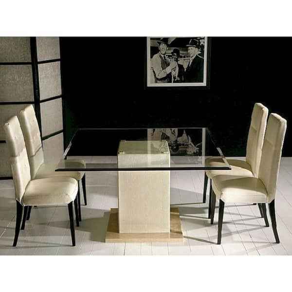 Fab Glass and Mirror 48 in. Clear Square Glass Table Top 1/2 in. Thick Bevel Polish Tempered Radius - Image 4