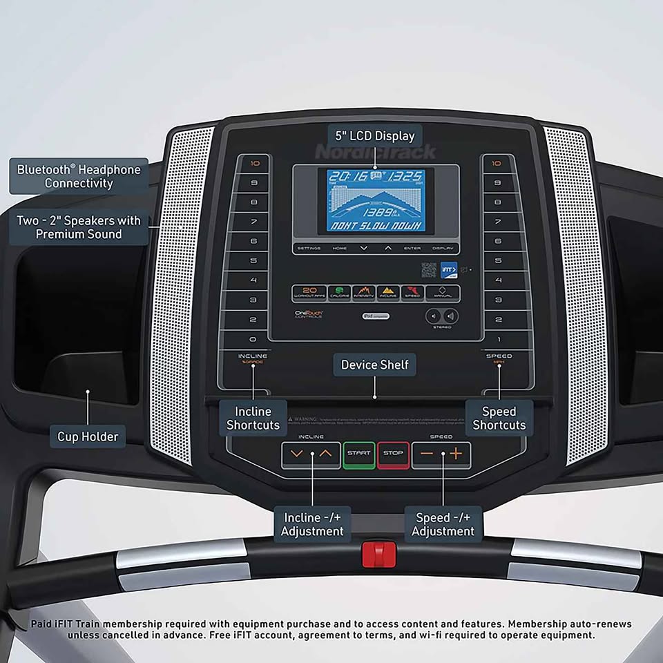 NordicTrack T Series 6.5 S Treadmill with iFIT - Image 4