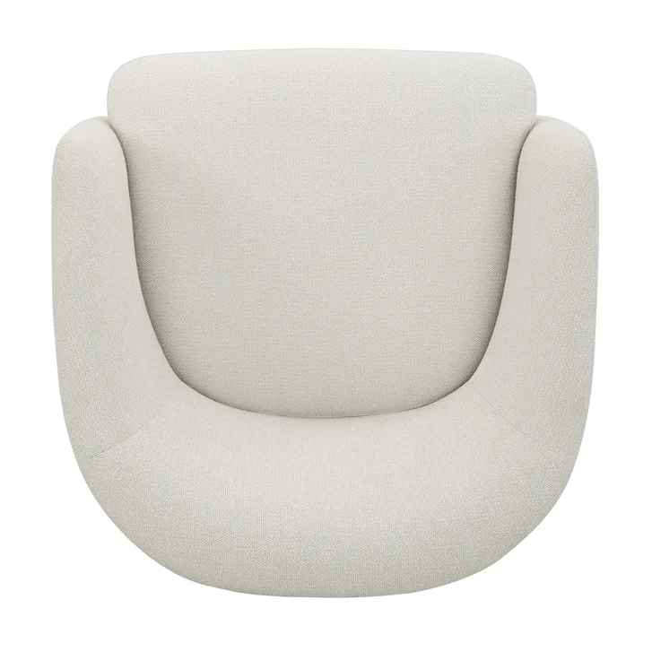 Henredon Murphy Swivel Boucle Chair, Cream - Image 5