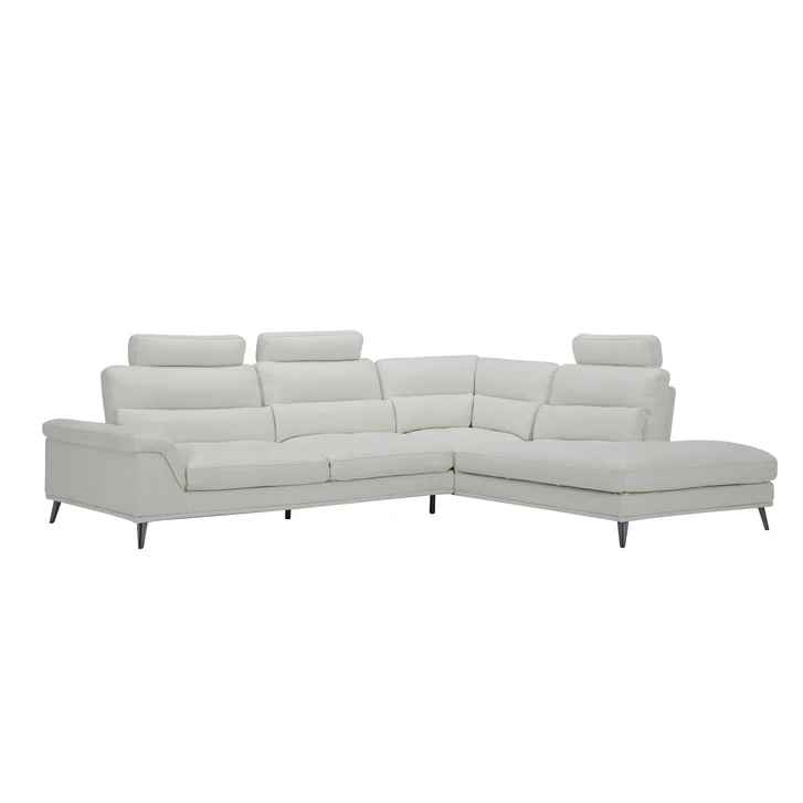 Cline 2-piece Leather Push Back Sectional ( Retails $3500 ) - Image 2