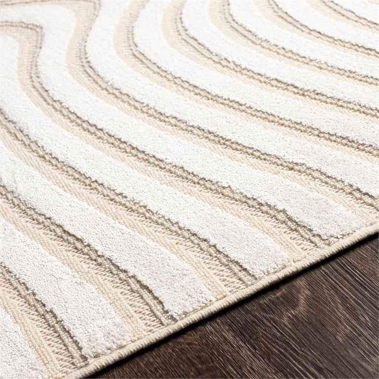 Surya Kingston KGS-2304 9.2" x12' Rectangle Modern Wool Rug in Light Beige/Cream ( Retails $1400 ) - Image 5