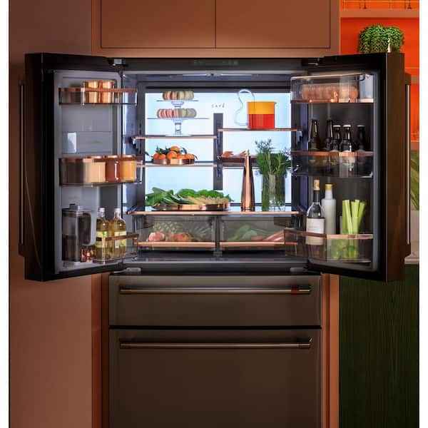 Cafe 28.7 cu. ft. Smart Four Door French Door Refrigerator in Stainless Steel with Dual-Dispense - Image 2