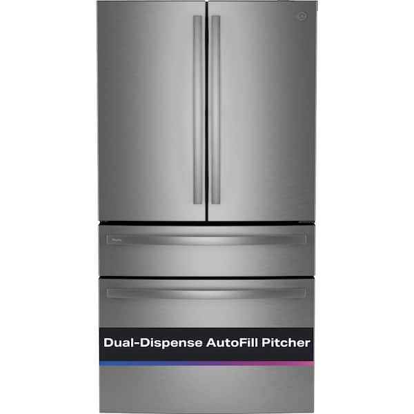 GE Profile 29 cu. ft. 4-Door French Door Refrigerator in Stainless Steel with Dual-Dispense Autofil - Image 2
