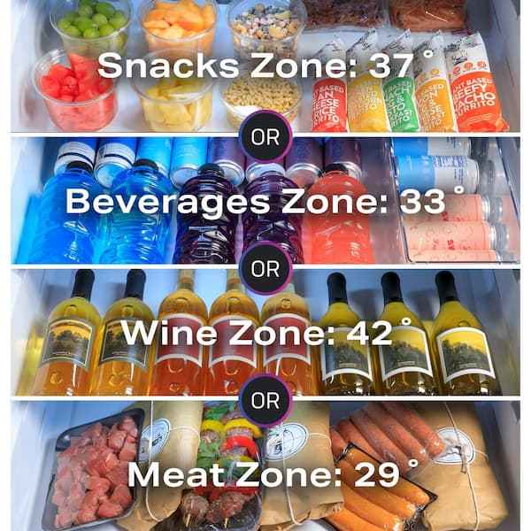 GE Profile 29 cu. ft. 4-Door French Door Refrigerator in Stainless Steel with Dual-Dispense Autofil - Image 5