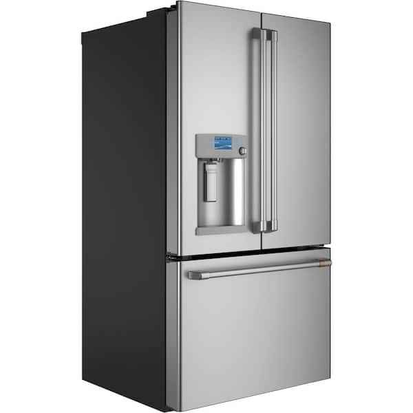 Cafe 27.8 cu. ft. Smart French Door Refrigerator with Hot Water Dispenser in Stainless Steel, Smart - Image 2