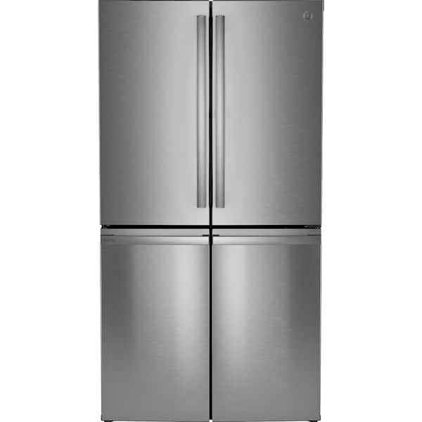 GE Profile 22.9 cu. ft. Counter-Depth Quad-Door Refrigerator with Dual-Dispense AutoFill Pitcher