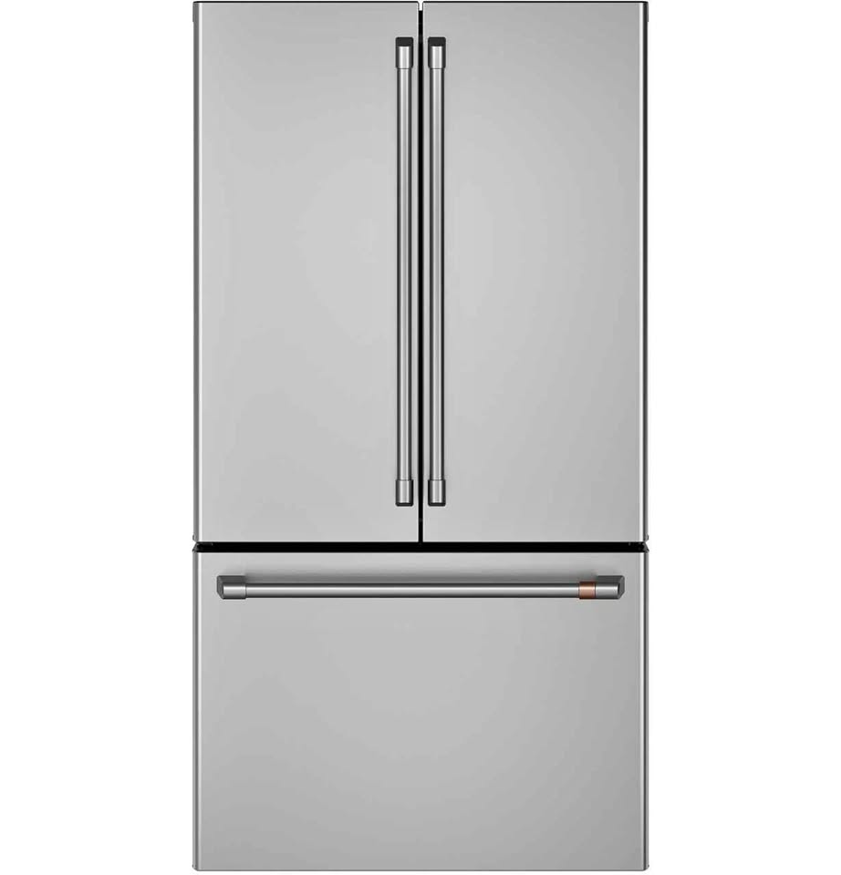 CAFE 23.1cu. ft. Smart French Door Refrigerator with Internal Water Dispenser in Stainless Steel, CD