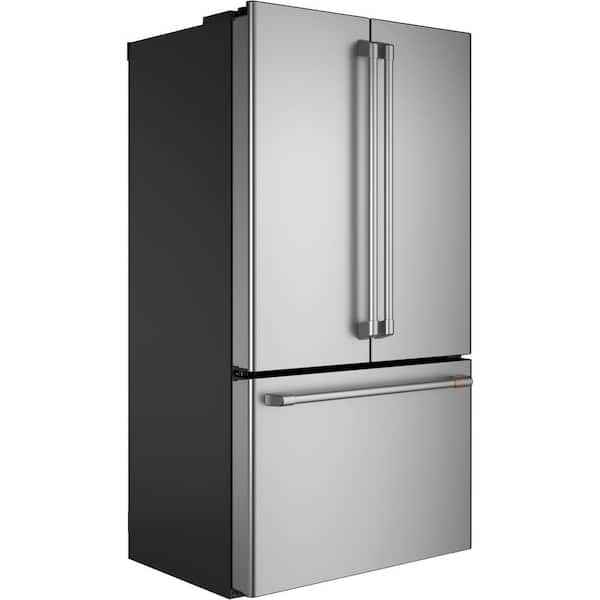 CAFE 23.1cu. ft. Smart French Door Refrigerator with Internal Water Dispenser in Stainless Steel, CD - Image 2