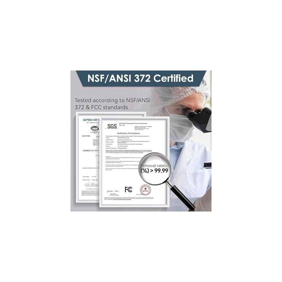 RESMO Reverse Osmosis System,Tankless Reverse Osmosis Water Filter, 8 Stage RO Water Filtration Syst - Image 3