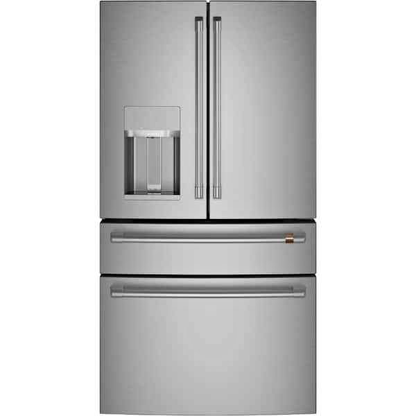 Cafe 22.3 cu. ft. Smart Four-Door French Door Refrigerator with Hands-Free Autofill in Stainless -CD