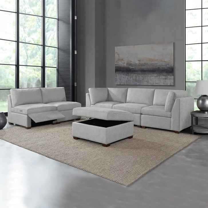 Thomasville Rockford 6-piece Fabric Modular Sectional - Image 2