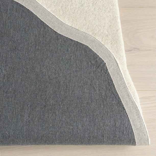 Rugs USA Clementime Modern Wool Area Rug, 8' 6" x 11' 6", Shaped, Clementime Ivory - Image 4