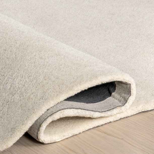 Rugs USA Clementime Modern Wool Area Rug, 8' 6" x 11' 6", Shaped, Clementime Ivory - Image 7