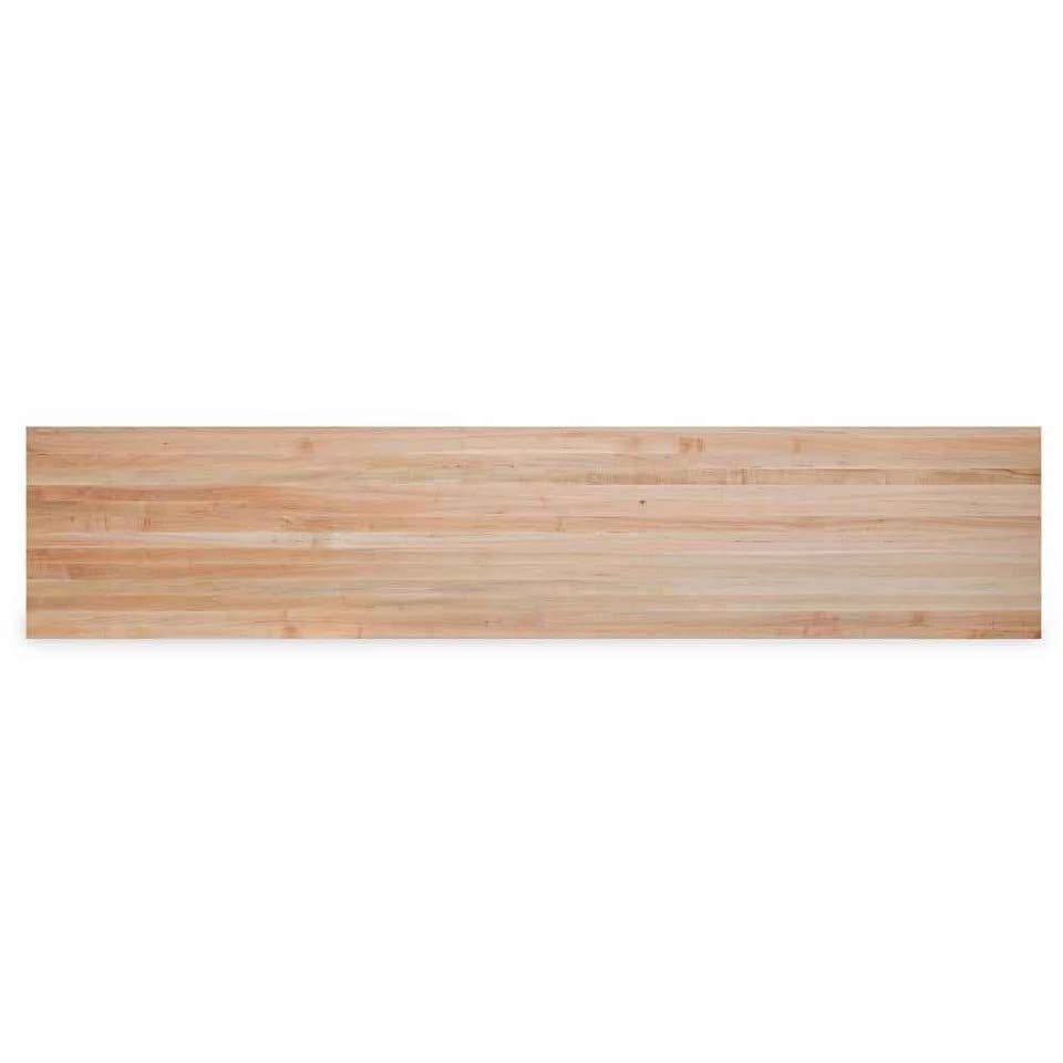 10 ft. L x 25 in. D x 1.5 in. T Finished Maple Solid Wood Butcher Block Countertop with Square Edge - Image 7