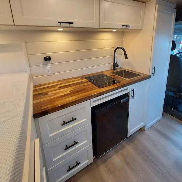 10 ft. L x 25 in. D Unfinished Walnut Solid Wood Butcher Block Countertop with Square Edge - Image 6