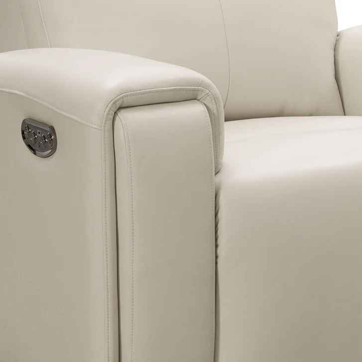 Keegan 3-piece Leather Power Reclining Set with Power Headrests ( Retails $5000.00 ) - Image 2