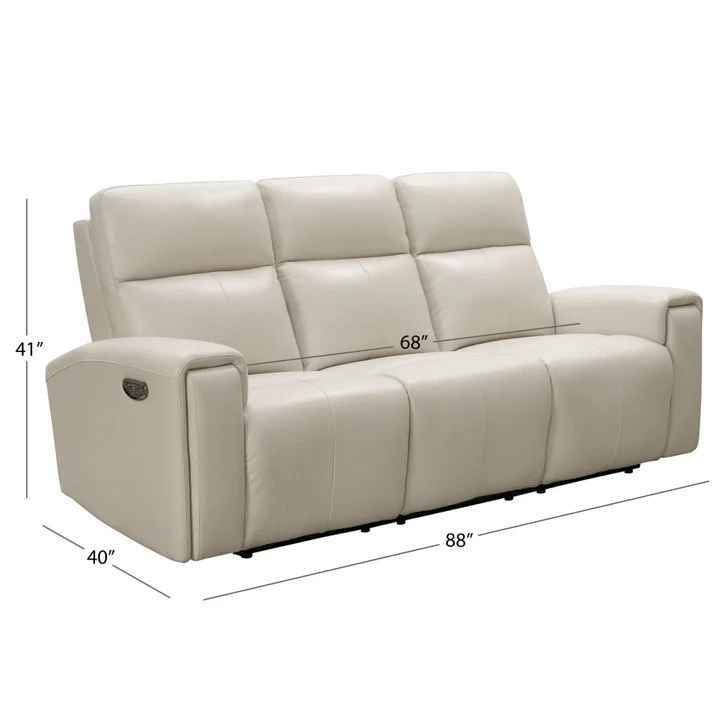 Keegan 3-piece Leather Power Reclining Set with Power Headrests ( Retails $5000.00 ) - Image 3