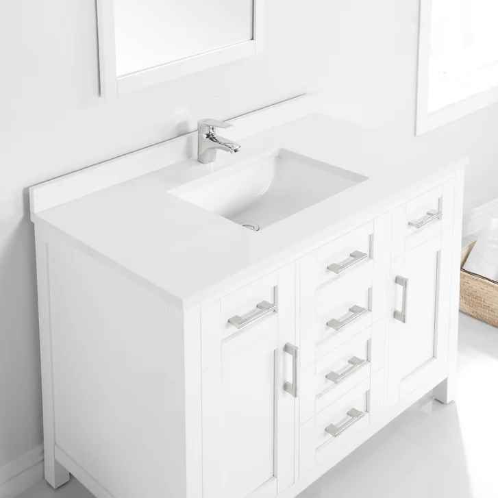 OVE Decors 42 Lakeview Bath Vanity in White - Image 3