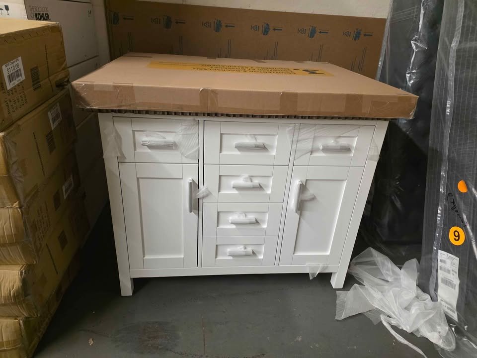 OVE Decors 42 Lakeview Bath Vanity in White - Image 7