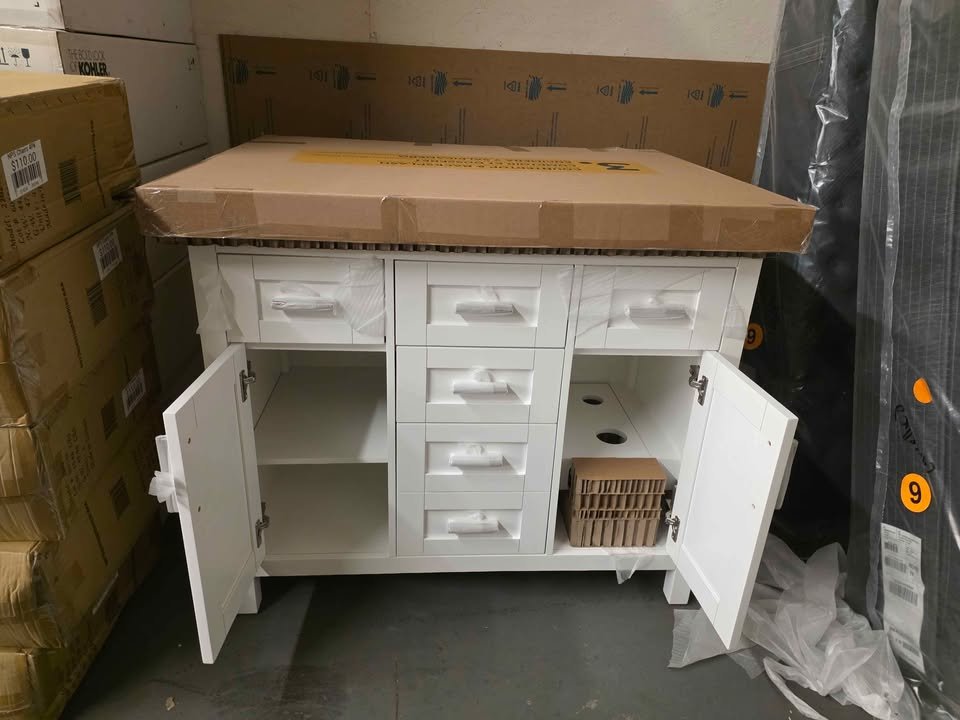 OVE Decors 42 Lakeview Bath Vanity in White - Image 8
