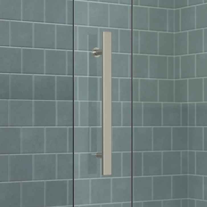 Kohler Tellin 78" x 59" Shower Door - Brushed Nickel - Image 5