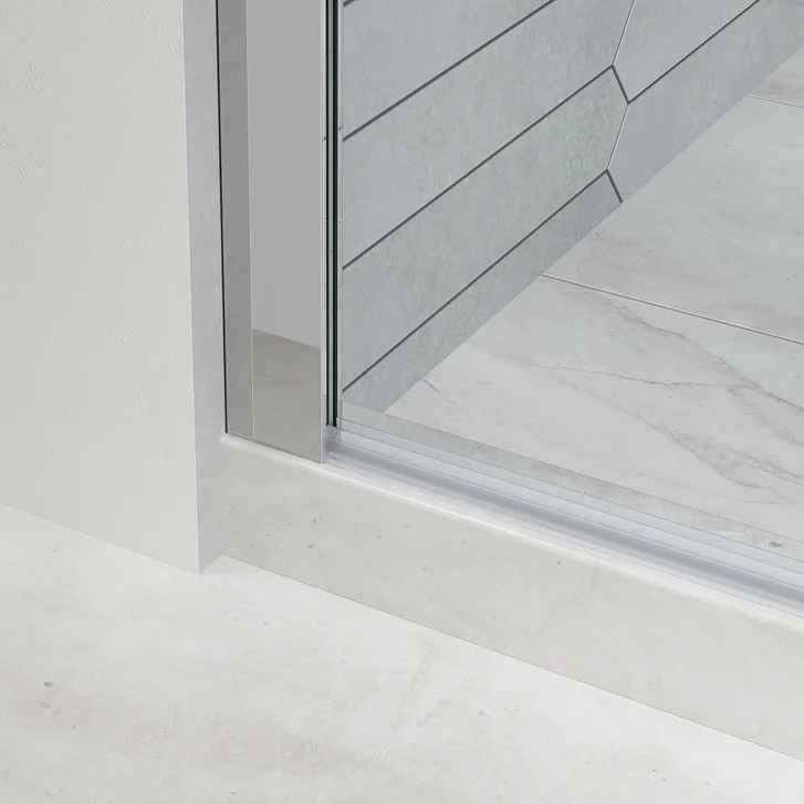 OVE Decors Renfrew 60" Frameless Soft-close Sliding Shower Door ( Chrome ) - Image 5