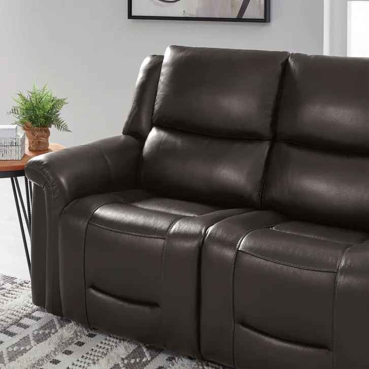 Alba Leather Power Reclining Sofa with Power Headrests - Image 4