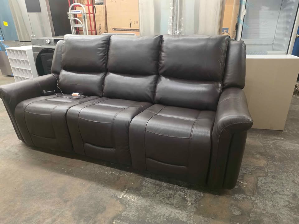 Alba Leather Power Reclining Sofa with Power Headrests - Image 6