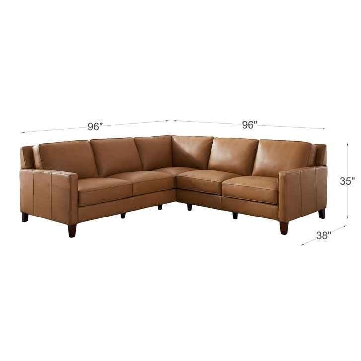 West Park Leather Sectional - Image 3