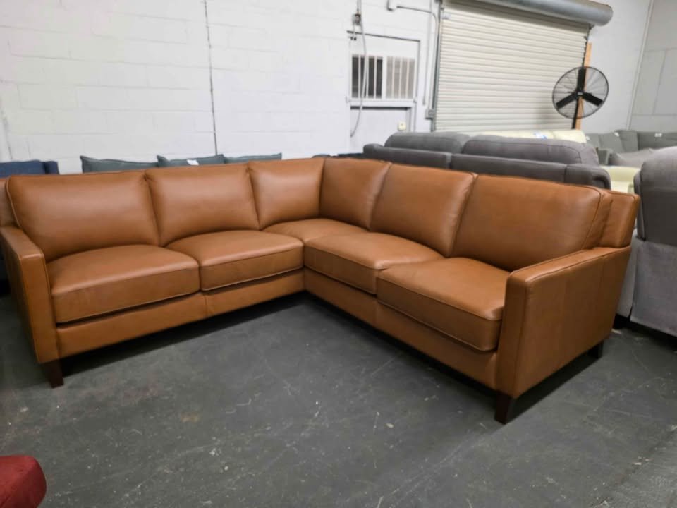 West Park Leather Sectional - Image 5