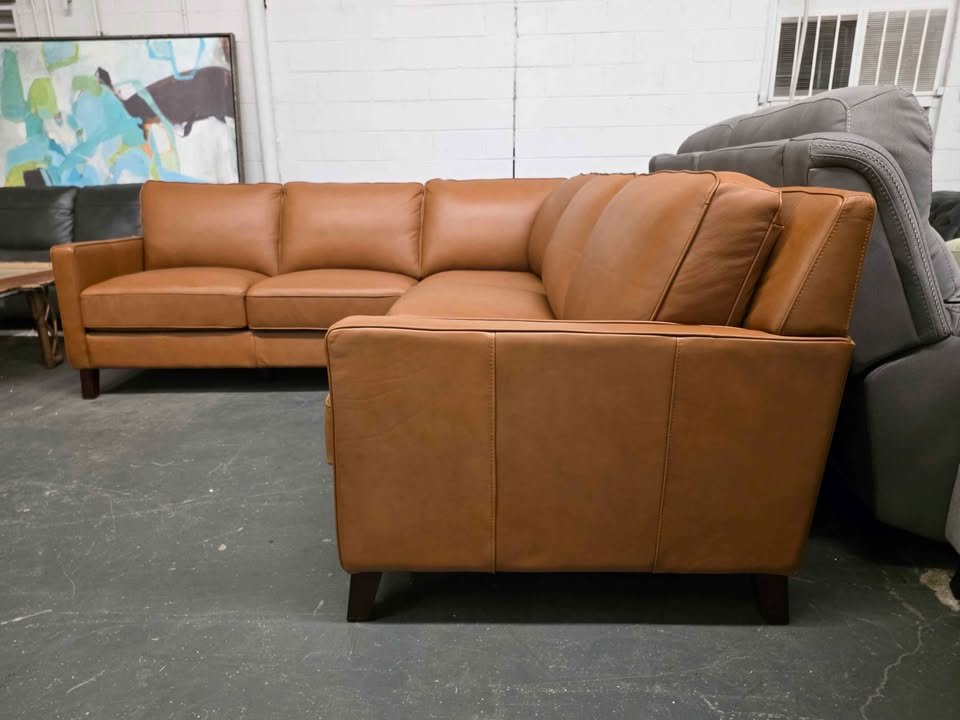 West Park Leather Sectional - Image 6
