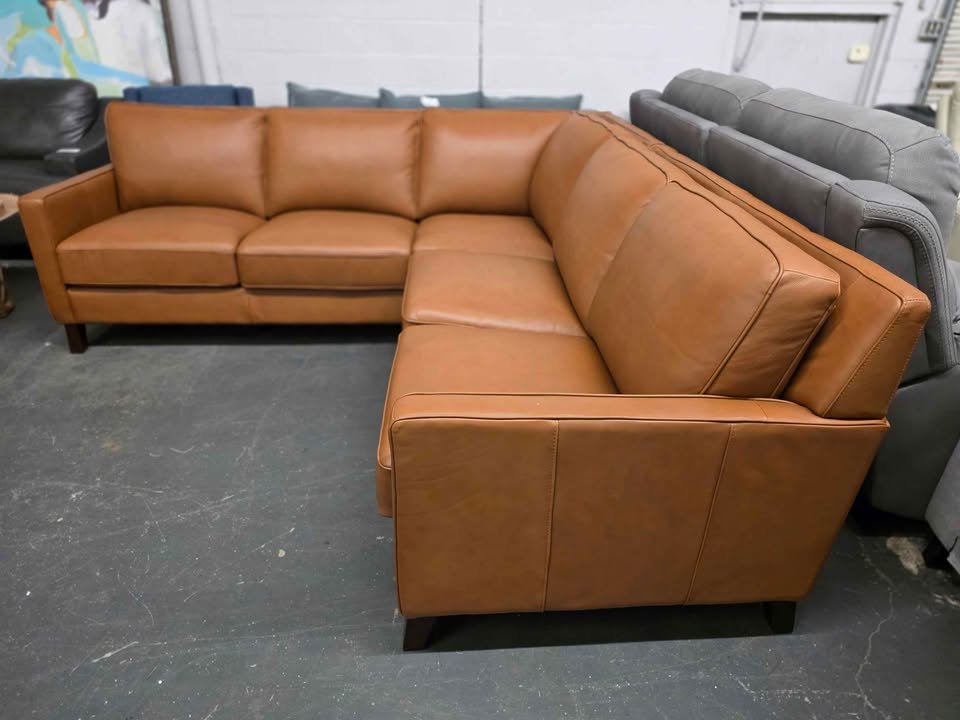 West Park Leather Sectional - Image 8