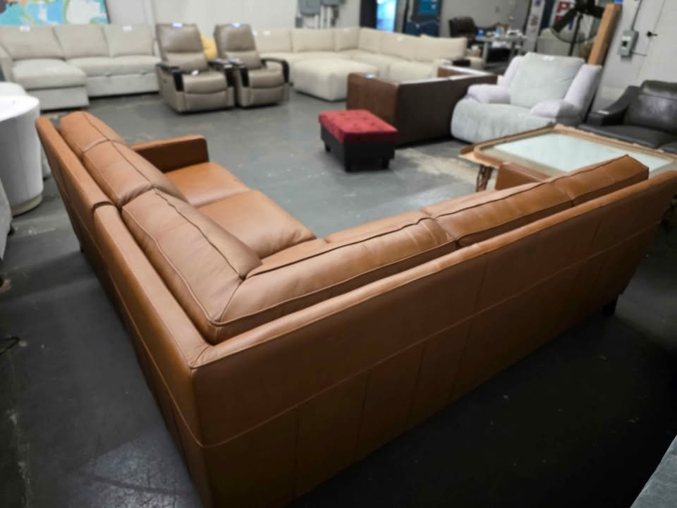 West Park Leather Sectional - Image 10