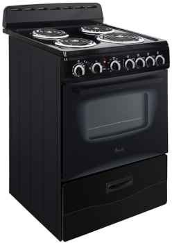 Avanti 24" Freestanding Electric Range with 4 Coil Elements, 2.6 Cu. Ft. Oven Capacity