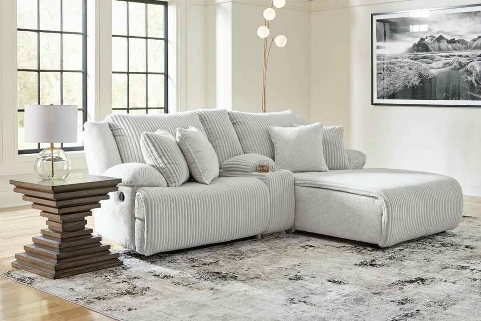 Top Tier 3-Piece Manual Reclining Modular Sectional with Chaise and Console