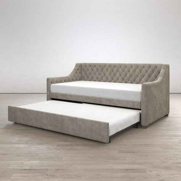 Little Seeds Ambrosia Upholstered Daybed and Trundle ( Mattress Not Included ) - Image 4