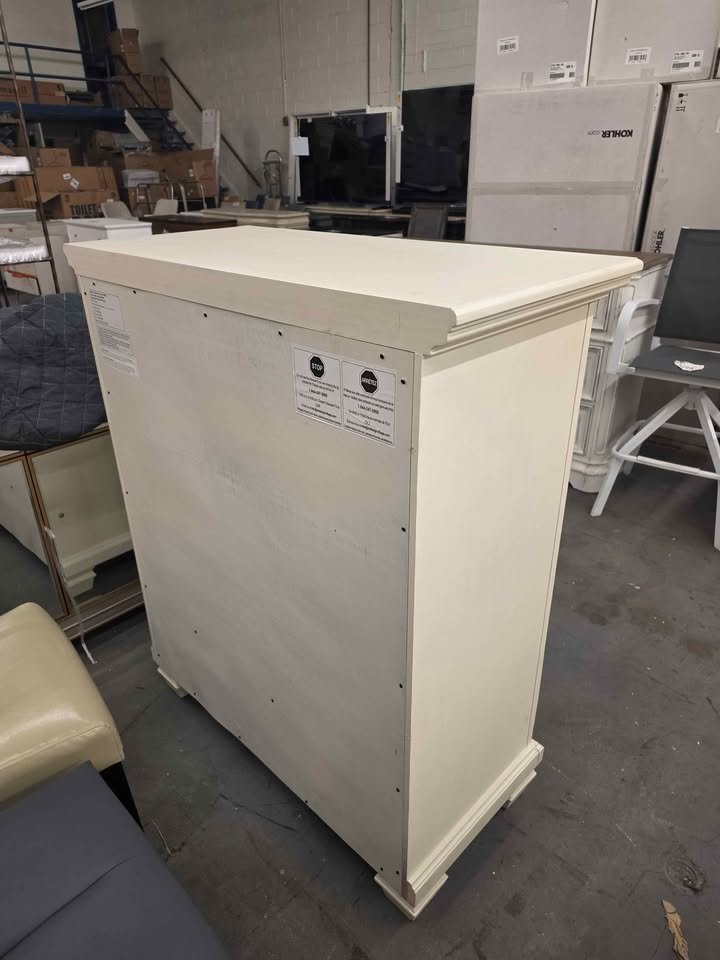 Oxford Soho Baby Richmond Oyster White 6 Drawer Chest - Image 6