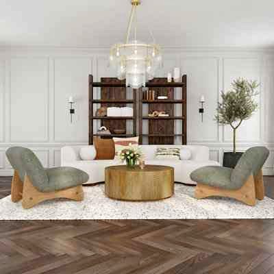 Taryn 42" Drum Coffee Table - Image 2