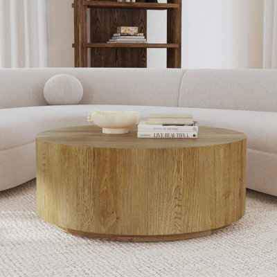Taryn 42" Drum Coffee Table - Image 3