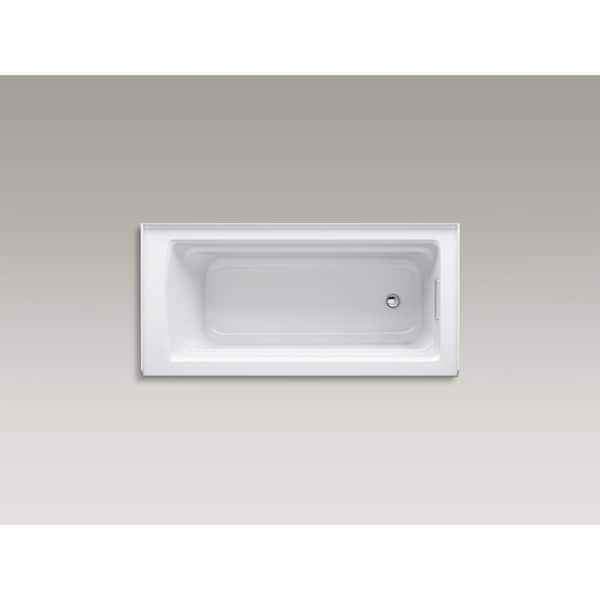 Archer 66 in. x 32 in. Soaking Bathtub with Right-Hand Drain in White - Image 3